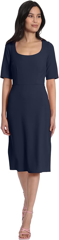 Maggy London Women's Scoop Neck Dress