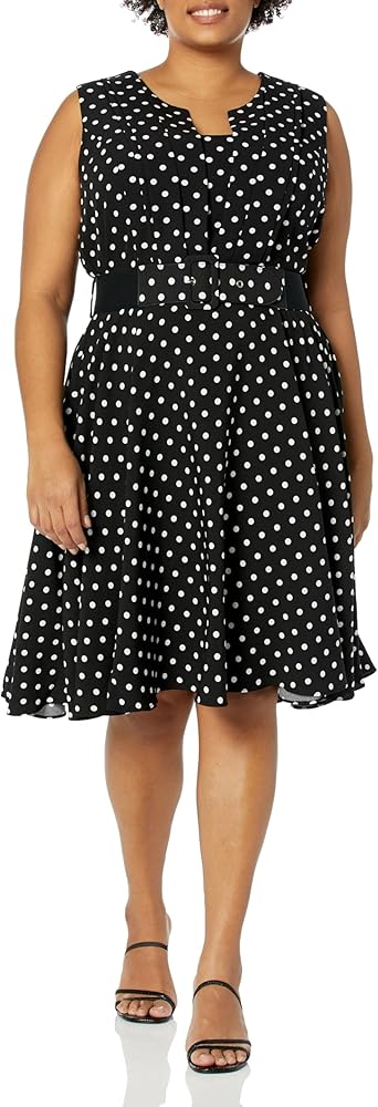 City Chic Women's Plus Size Dress Vintage Spot