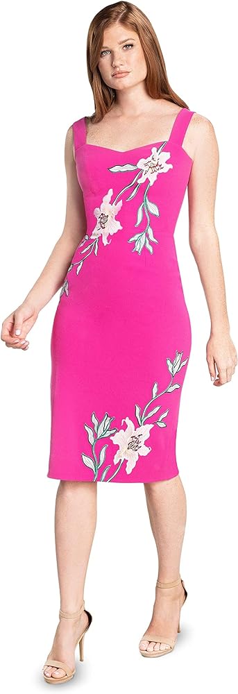 Dress the Population Women's Nicole Bodycon Midi Dress