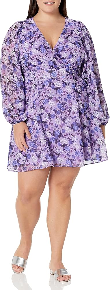 City Chic Women's Plus Size Dress Khloe PRT