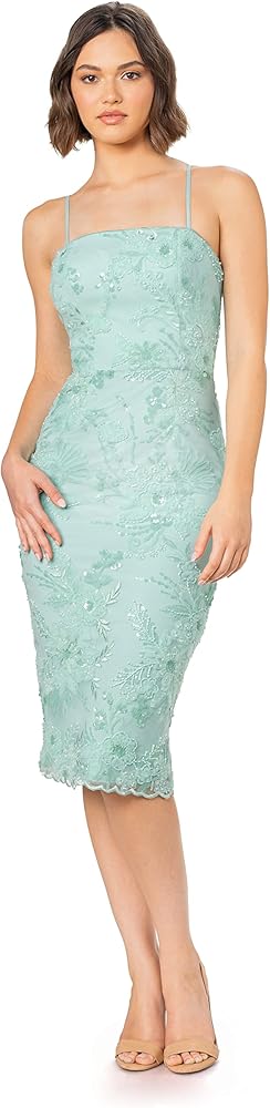 Dress the Population Women's Josselyn Bodycon Midi Dress