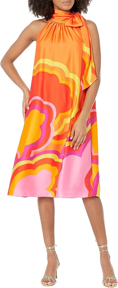 Trina Turk Women's Printed Halter Dress