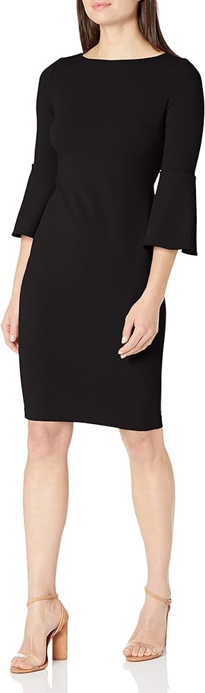 Calvin Klein Women's Peplum Sheath Dress