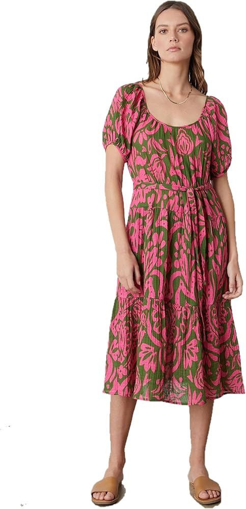 Velvet by Graham & Spencer Women's Madilyn Henna Cotton Gauze Dress