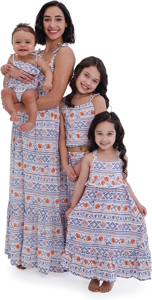 Disney Lion King Matching Family Outfits Geo Print Romper Mommy & Me Maxi Dress & Pants Set Newborn to Adult