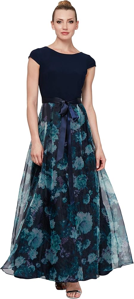 S.L. Fashions Women's Floral Print Skirt Dress 9141141