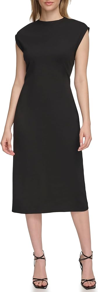 Calvin Klein Women's Ponte Formal Fitted Dress