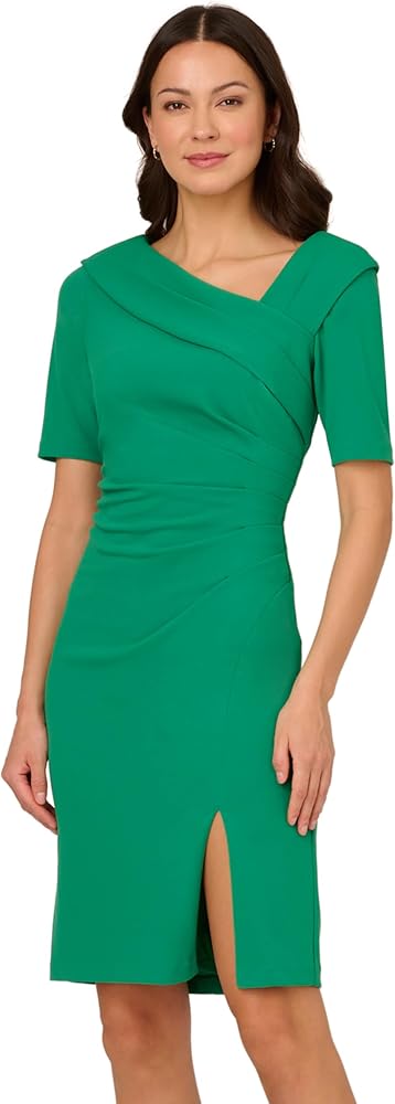 Adrianna Papell Women's Stretch Crepe Dress