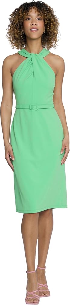 Maggy London Versatile Twist Neck Halter Belt | Wedding Guest Dresses for Women