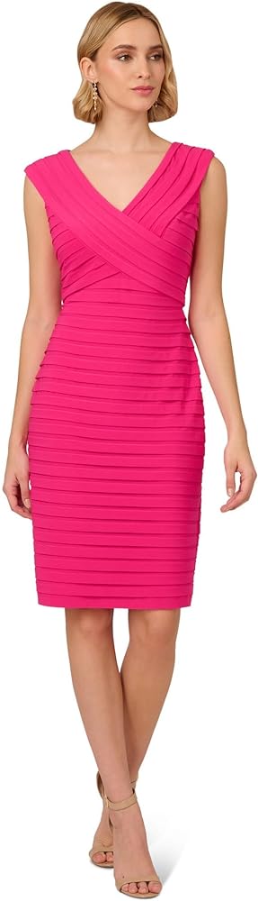 Adrianna Papell Women's Banded Jersey Dress