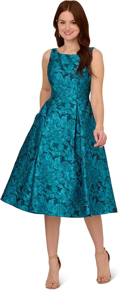 Adrianna Papell Women's Tea Length Dress