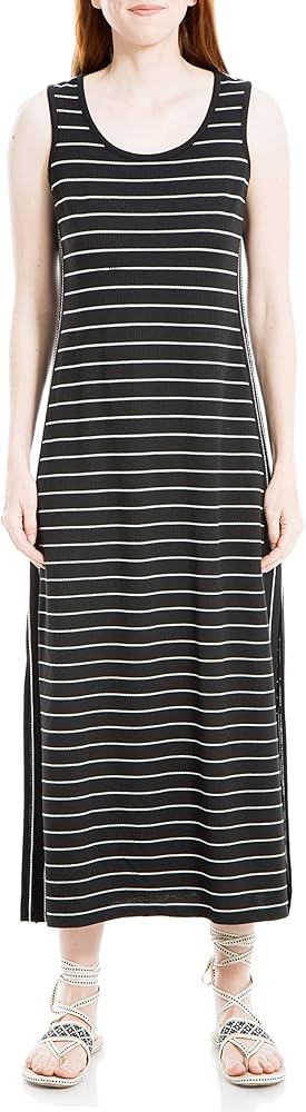 Max Studio Women's Sleeveless Stripe Maxi Knit Dress