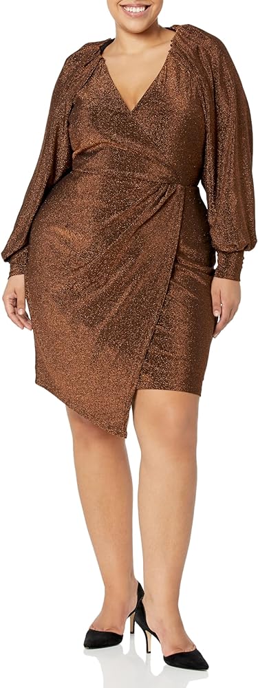 City Chic Women's Citychic Plus Size Dress Party Lights