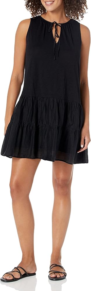 Velvet by Graham & Spencer Women's Paige Cotton Slub Mix Dress