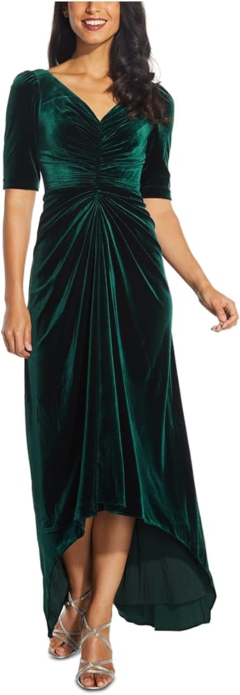 Adrianna Papell Women's Covered Velvet Gown