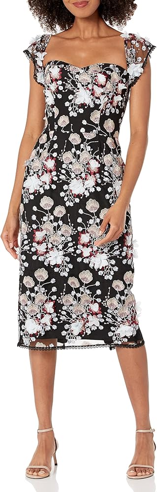 Dress the Population Women's Tara Bodycon Midi Dress