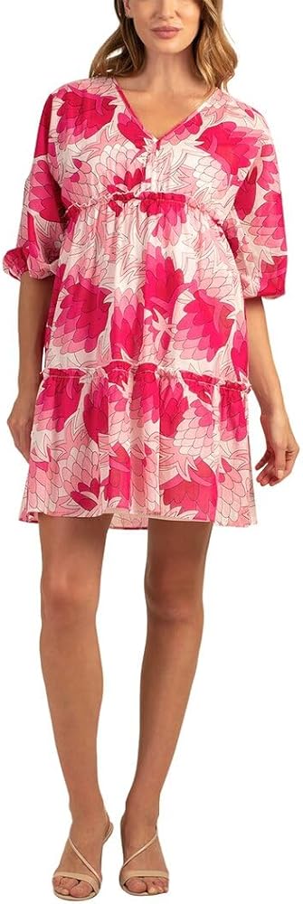 Trina Turk Women's A Line Tiered Dress