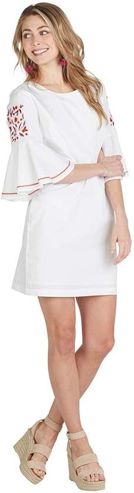 Mud Pie womens Mud Pie Michelle Dress, White