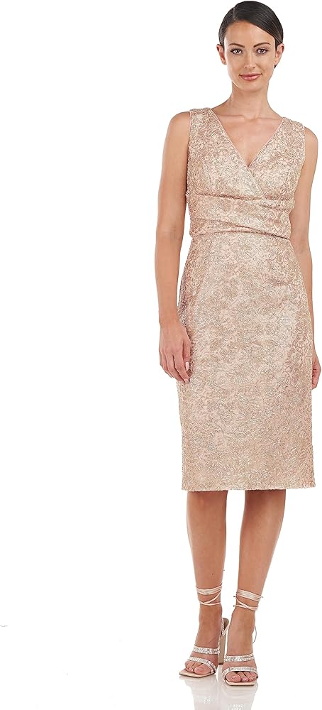 JS Collections Women's Cassidy V-Neck Cocktail Dress