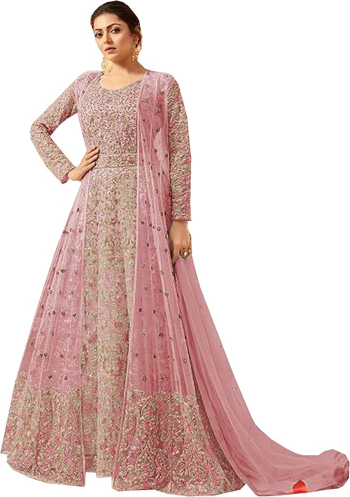 Delisa indian/Pakistani Bollywood Party Wear Long Anarkali Gown for Womens LT NNew