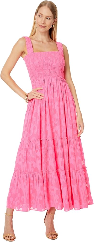 Lilly Pulitzer Women's Hadly Smocked Maxi Dress