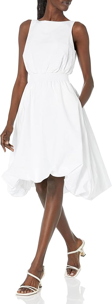 Trina Turk Women's High Low Bubble Hem Dress