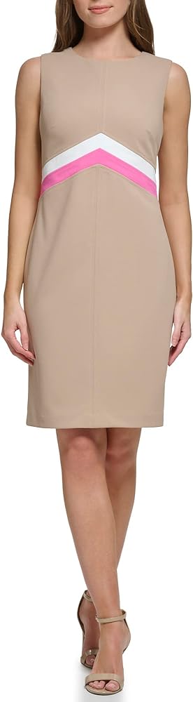 Tommy Hilfiger Scuba Crepe Sheath Dress