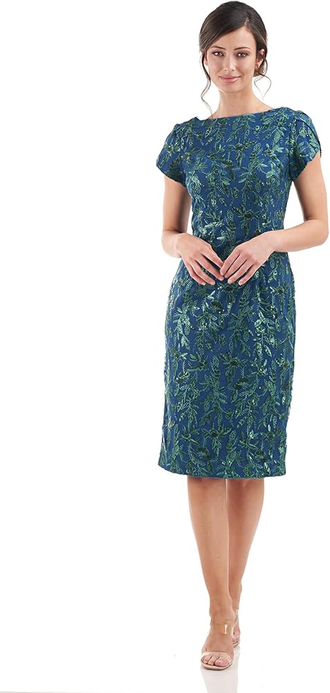 JS Collections Women's Fiona Knee Length Dress