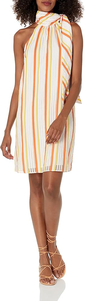 Trina Turk Women's A Line Striped Dress