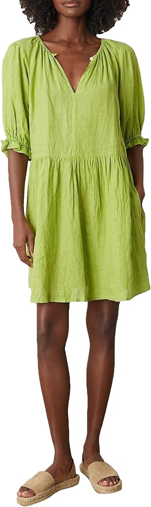 Velvet by Graham & Spencer Women's Kailani Woven Linen Dress