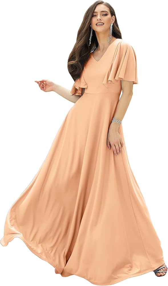 KOH KOH Womens Long Elegant Bridesmaid Evening Cocktail Modest Maxi Dress