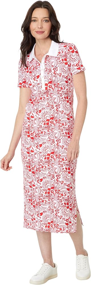 Tommy Hilfiger Women's Floral Midi Polo Dress